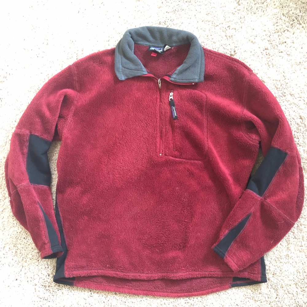 Patagonia pullover maroon